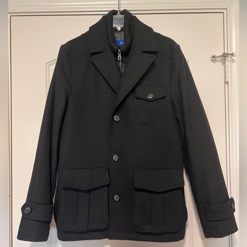 Men’s wool pea coat